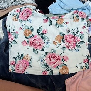 Flower tube top